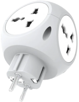 آداپتور شارژ و چند راهی برق گرین لاین مدل Multiport Travel Adapter EU 4W